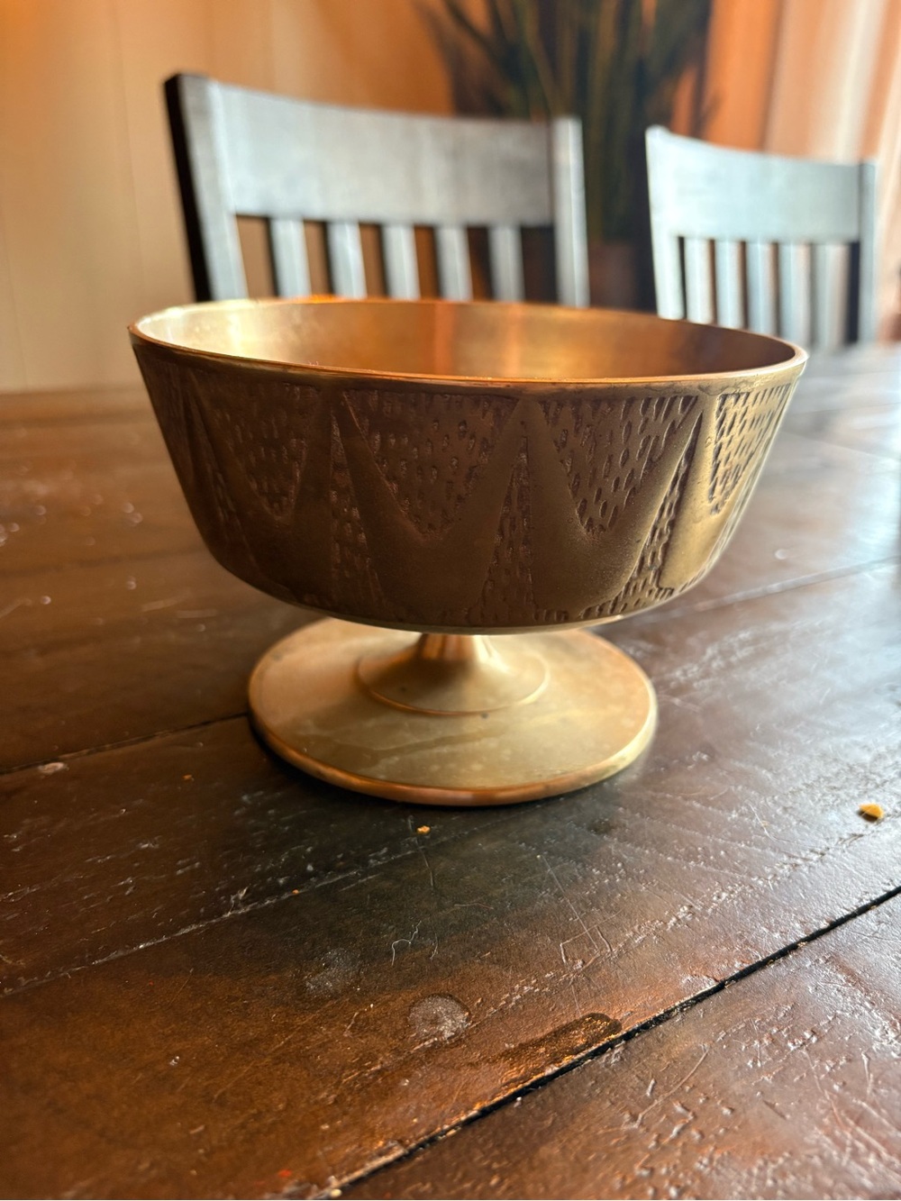 Mid Century Brass Dish